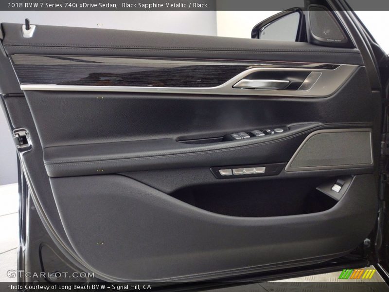Black Sapphire Metallic / Black 2018 BMW 7 Series 740i xDrive Sedan