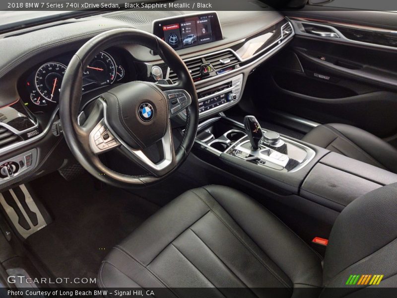 Black Sapphire Metallic / Black 2018 BMW 7 Series 740i xDrive Sedan