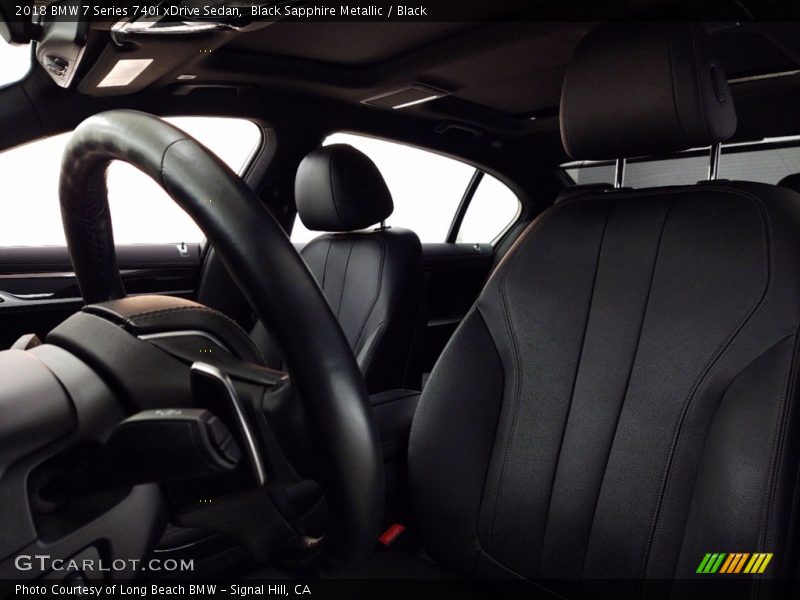 Black Sapphire Metallic / Black 2018 BMW 7 Series 740i xDrive Sedan