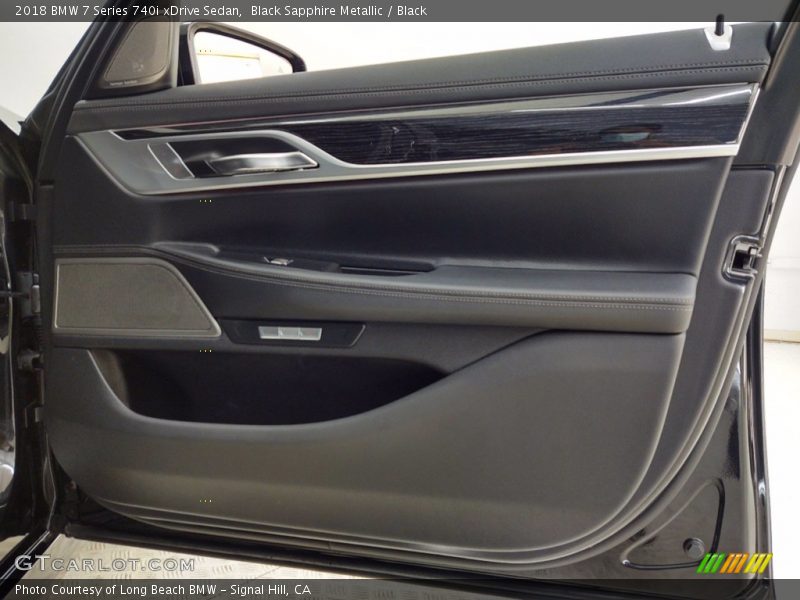 Black Sapphire Metallic / Black 2018 BMW 7 Series 740i xDrive Sedan