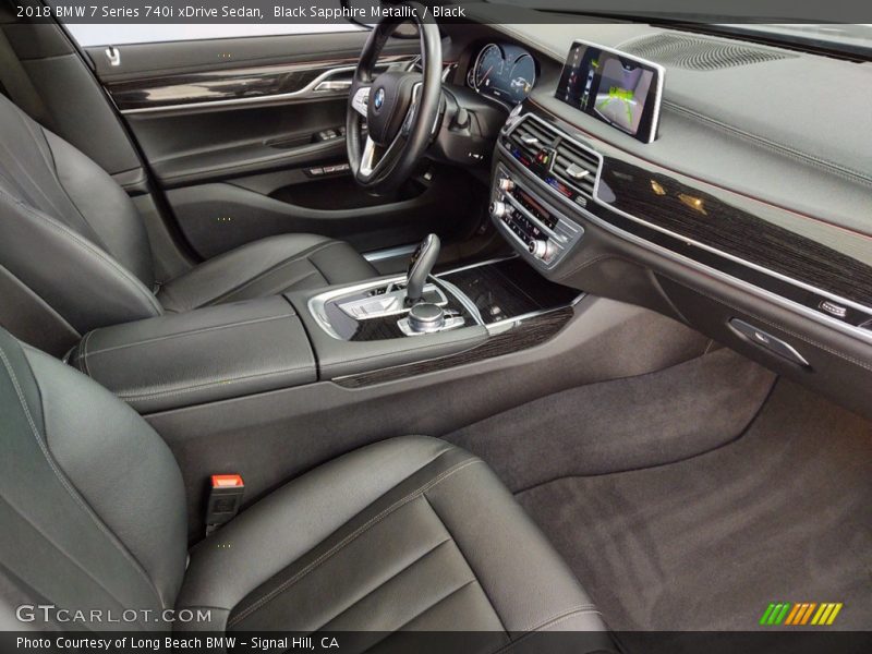 Black Sapphire Metallic / Black 2018 BMW 7 Series 740i xDrive Sedan
