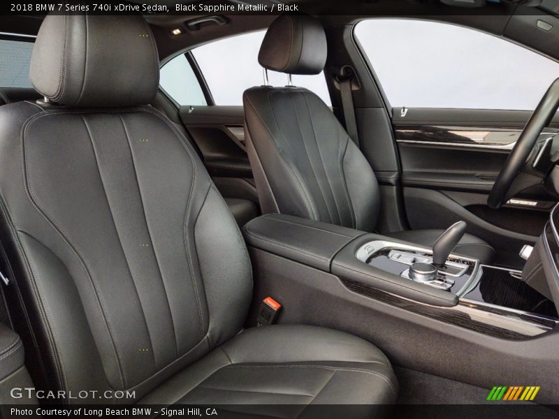 Black Sapphire Metallic / Black 2018 BMW 7 Series 740i xDrive Sedan