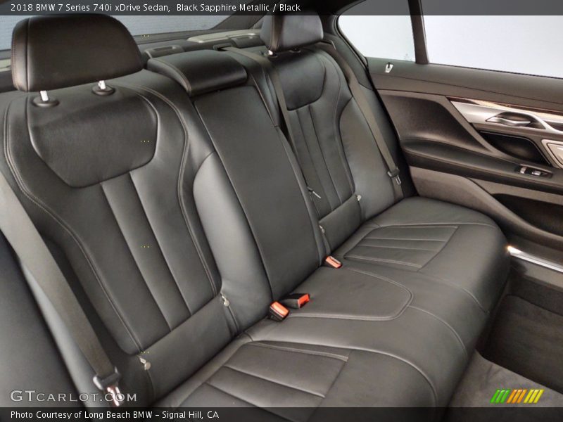 Black Sapphire Metallic / Black 2018 BMW 7 Series 740i xDrive Sedan