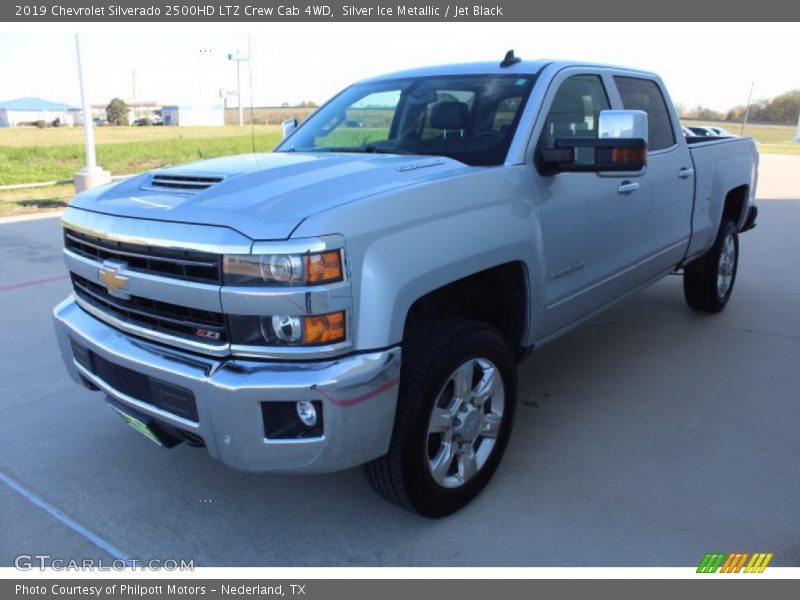 Silver Ice Metallic / Jet Black 2019 Chevrolet Silverado 2500HD LTZ Crew Cab 4WD
