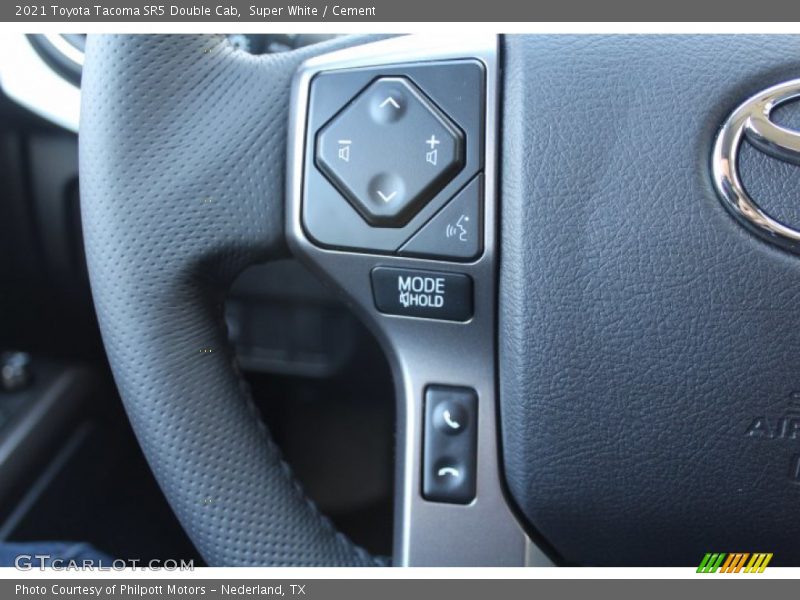 Super White / Cement 2021 Toyota Tacoma SR5 Double Cab