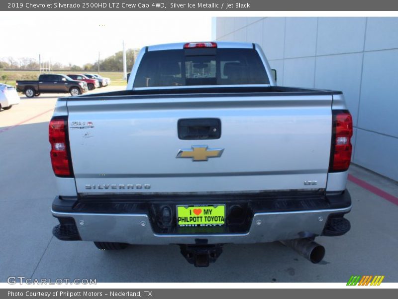 Silver Ice Metallic / Jet Black 2019 Chevrolet Silverado 2500HD LTZ Crew Cab 4WD