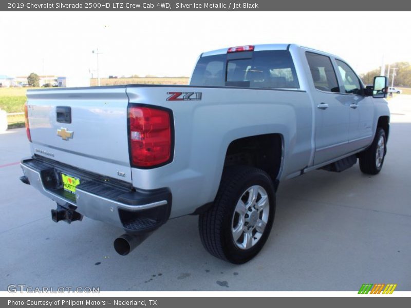 Silver Ice Metallic / Jet Black 2019 Chevrolet Silverado 2500HD LTZ Crew Cab 4WD