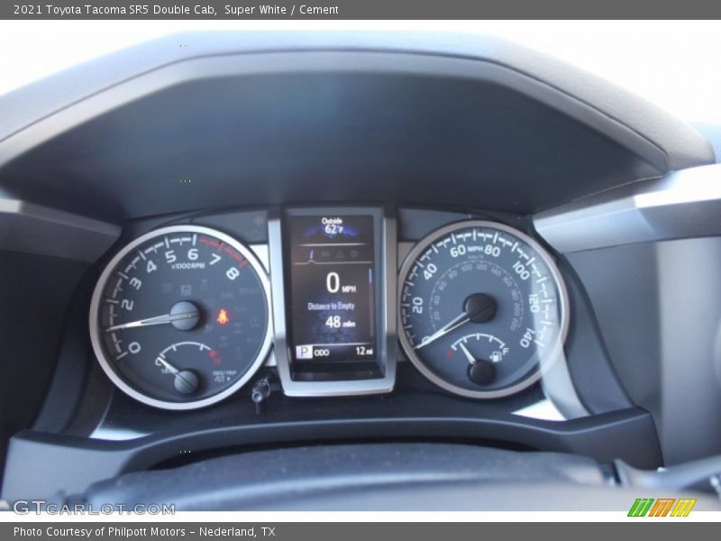 Super White / Cement 2021 Toyota Tacoma SR5 Double Cab