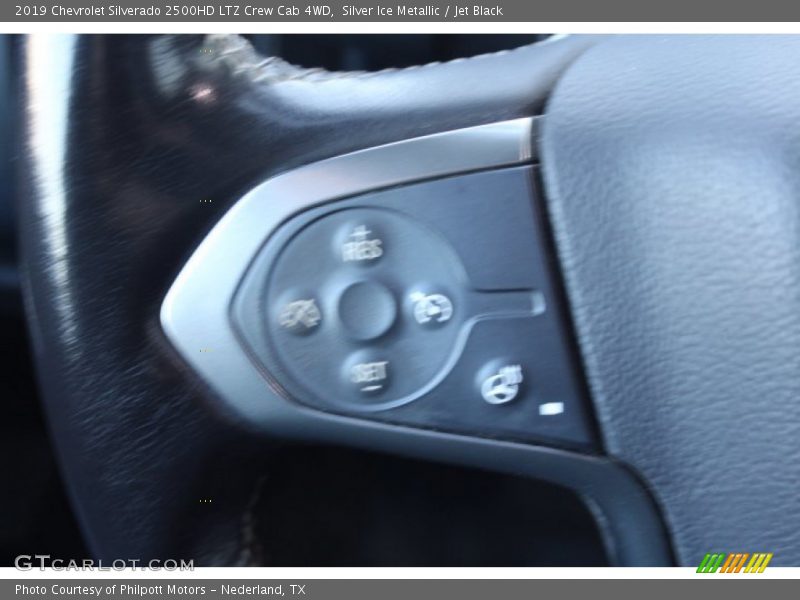 Silver Ice Metallic / Jet Black 2019 Chevrolet Silverado 2500HD LTZ Crew Cab 4WD