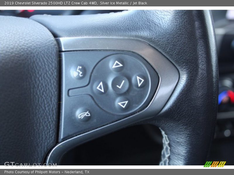 Silver Ice Metallic / Jet Black 2019 Chevrolet Silverado 2500HD LTZ Crew Cab 4WD