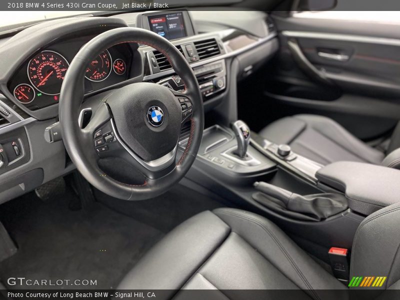 Jet Black / Black 2018 BMW 4 Series 430i Gran Coupe