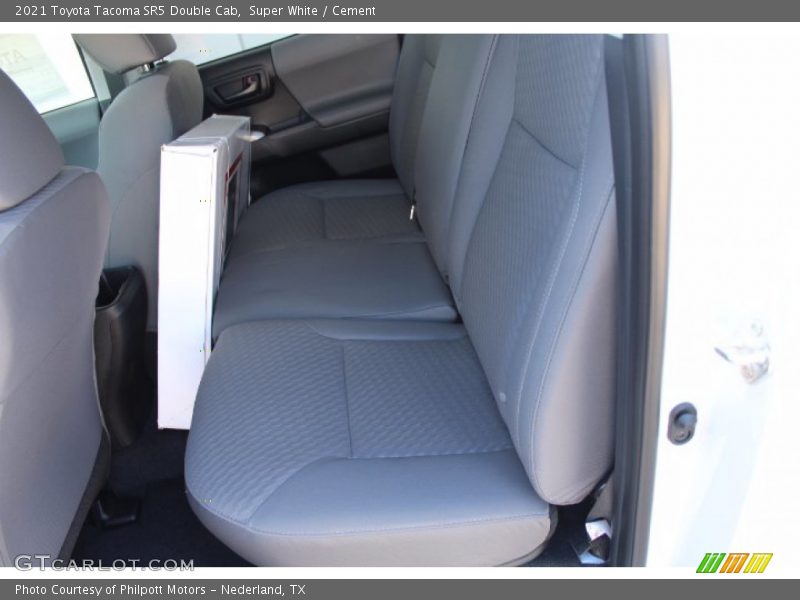 Super White / Cement 2021 Toyota Tacoma SR5 Double Cab