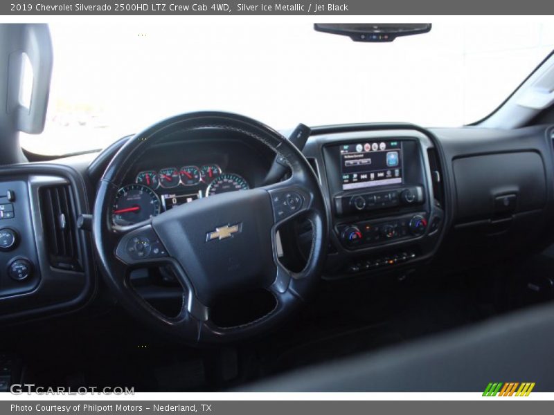 Silver Ice Metallic / Jet Black 2019 Chevrolet Silverado 2500HD LTZ Crew Cab 4WD