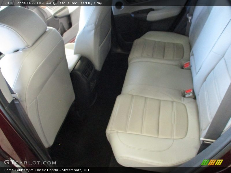 Basque Red Pearl II / Gray 2018 Honda CR-V EX-L AWD