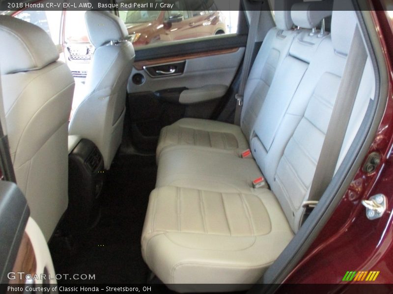 Basque Red Pearl II / Gray 2018 Honda CR-V EX-L AWD
