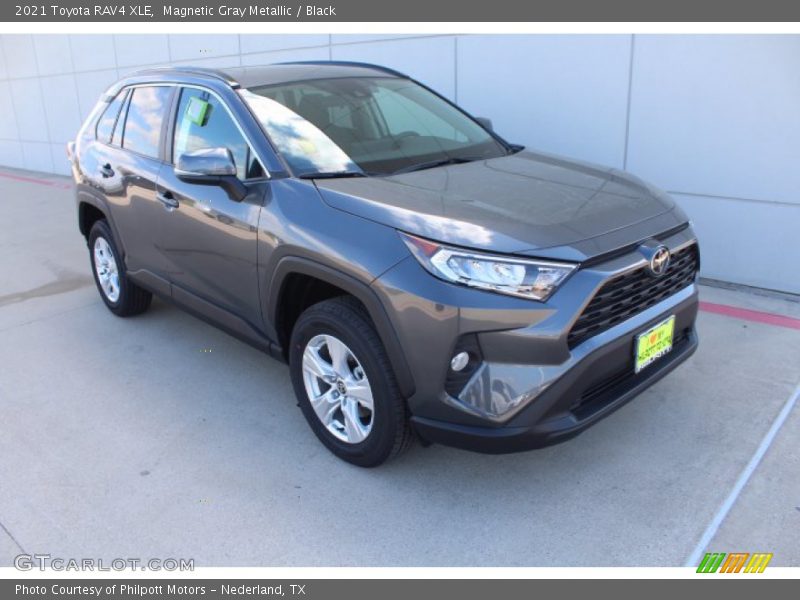 Magnetic Gray Metallic / Black 2021 Toyota RAV4 XLE