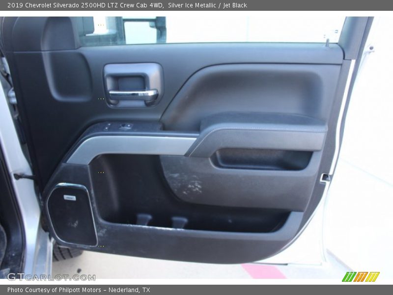 Silver Ice Metallic / Jet Black 2019 Chevrolet Silverado 2500HD LTZ Crew Cab 4WD