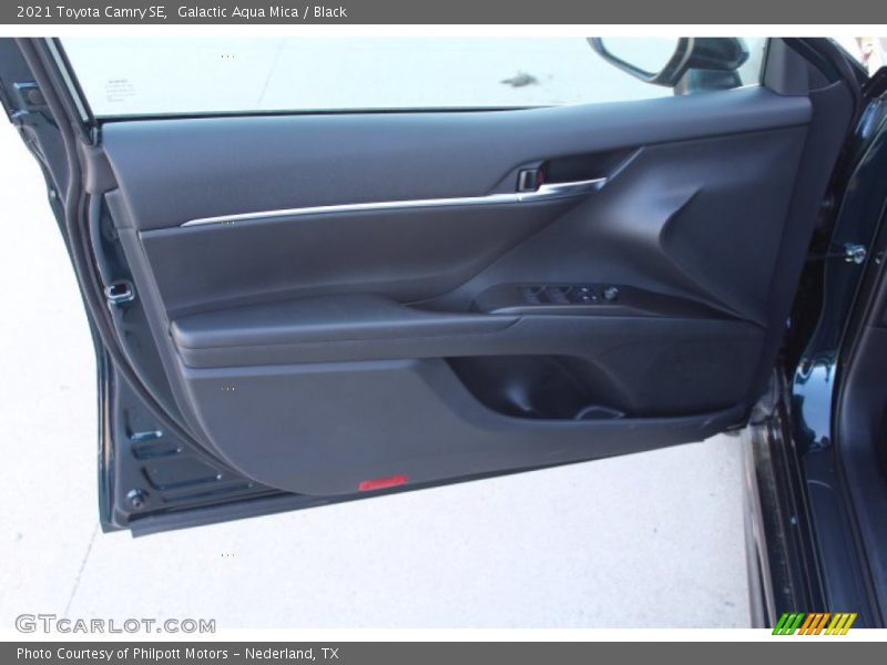 Galactic Aqua Mica / Black 2021 Toyota Camry SE