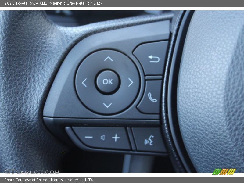 Magnetic Gray Metallic / Black 2021 Toyota RAV4 XLE