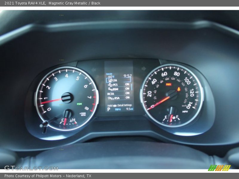 Magnetic Gray Metallic / Black 2021 Toyota RAV4 XLE