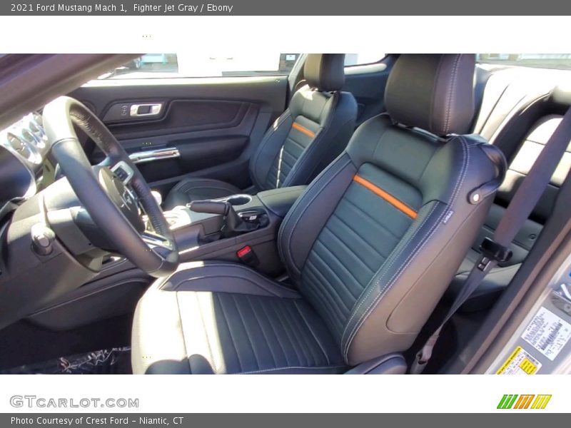 Front Seat of 2021 Mustang Mach 1