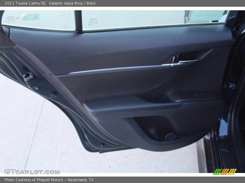 Galactic Aqua Mica / Black 2021 Toyota Camry SE