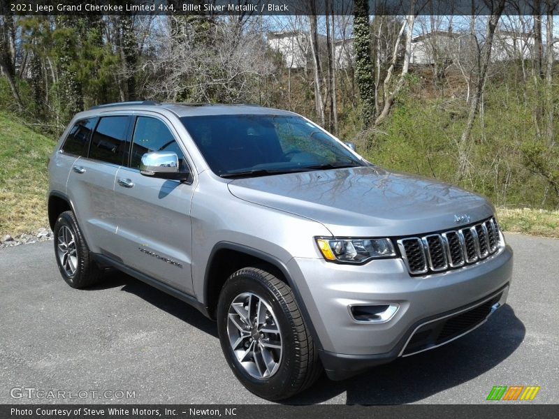 Billet Silver Metallic / Black 2021 Jeep Grand Cherokee Limited 4x4