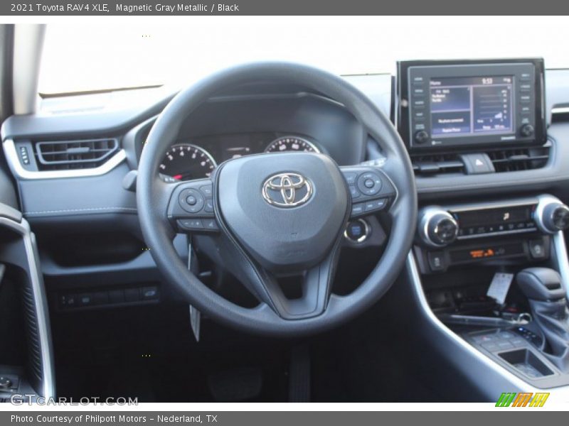 Magnetic Gray Metallic / Black 2021 Toyota RAV4 XLE