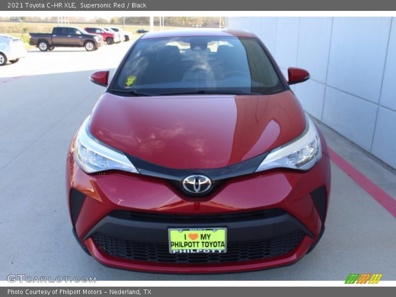 Supersonic Red / Black 2021 Toyota C-HR XLE