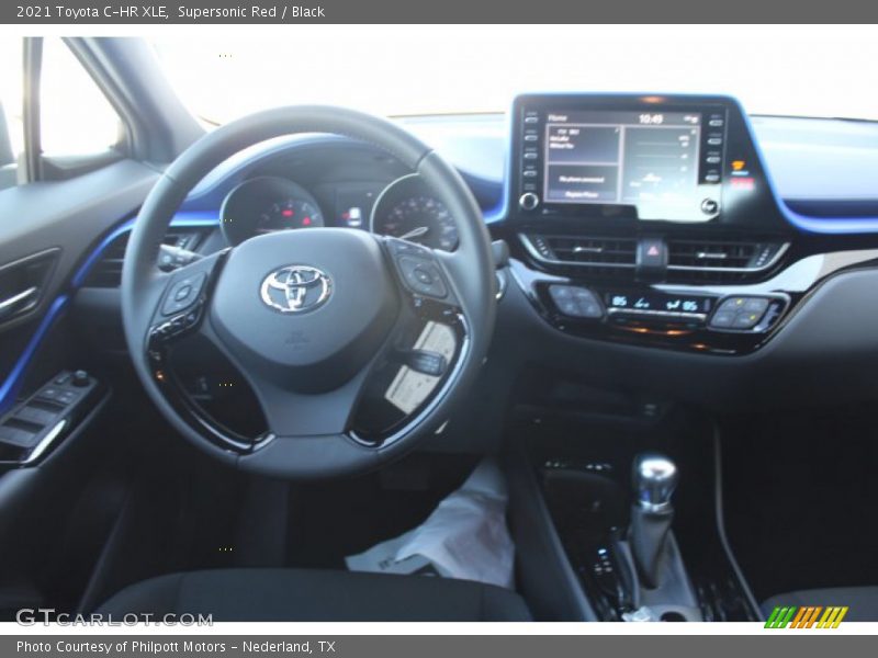 Supersonic Red / Black 2021 Toyota C-HR XLE