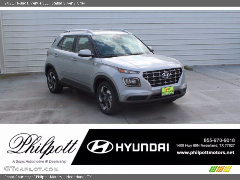 Stellar Silver / Gray 2021 Hyundai Venue SEL