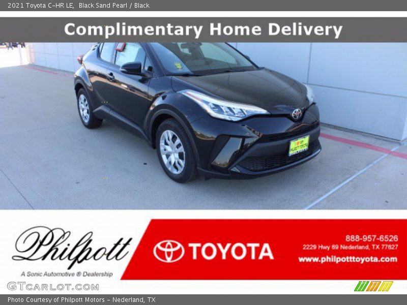 Black Sand Pearl / Black 2021 Toyota C-HR LE