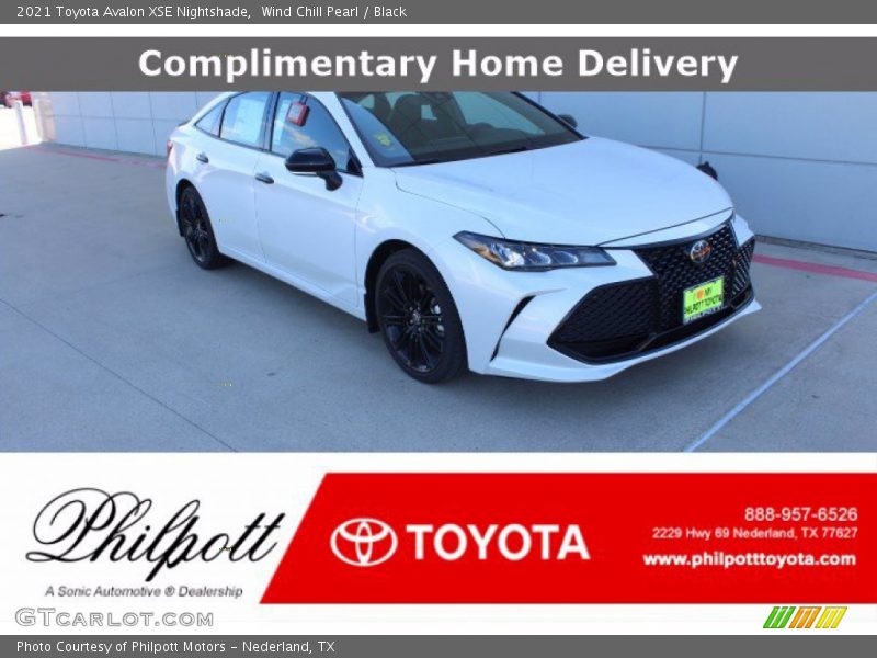 Wind Chill Pearl / Black 2021 Toyota Avalon XSE Nightshade