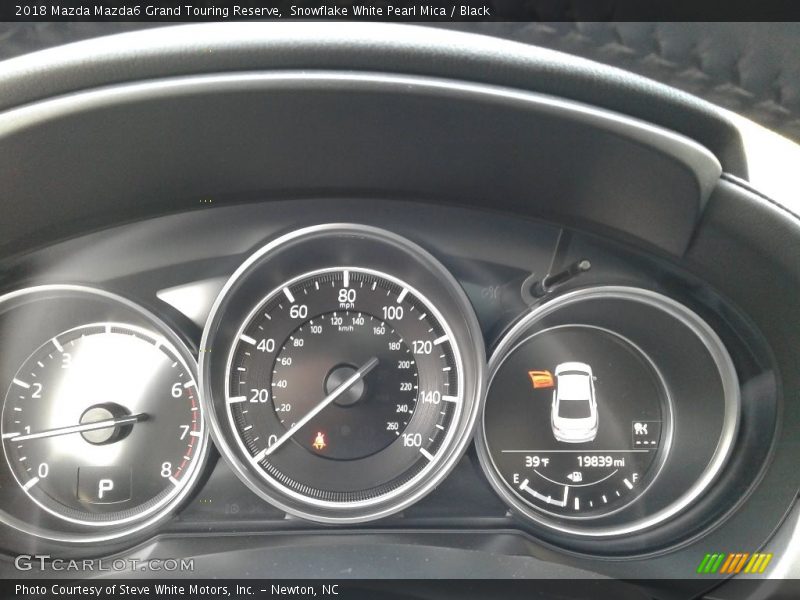 Snowflake White Pearl Mica / Black 2018 Mazda Mazda6 Grand Touring Reserve