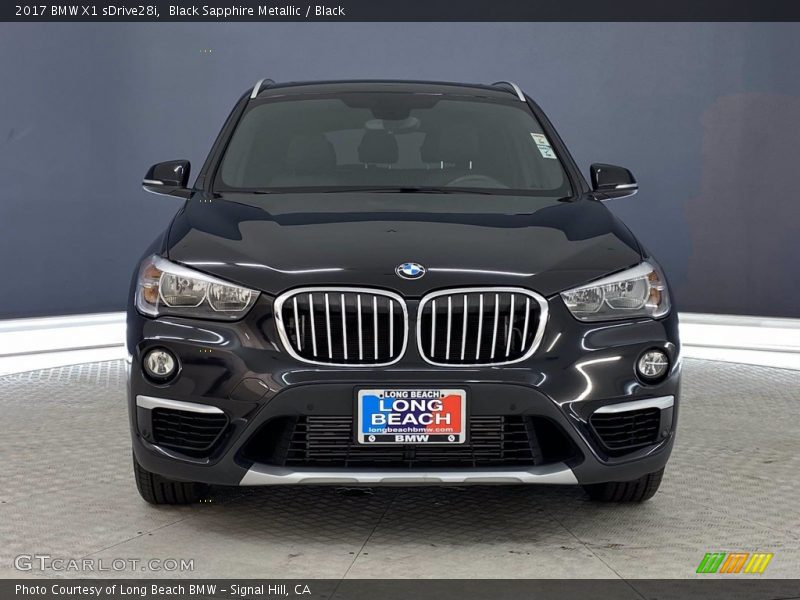 Black Sapphire Metallic / Black 2017 BMW X1 sDrive28i