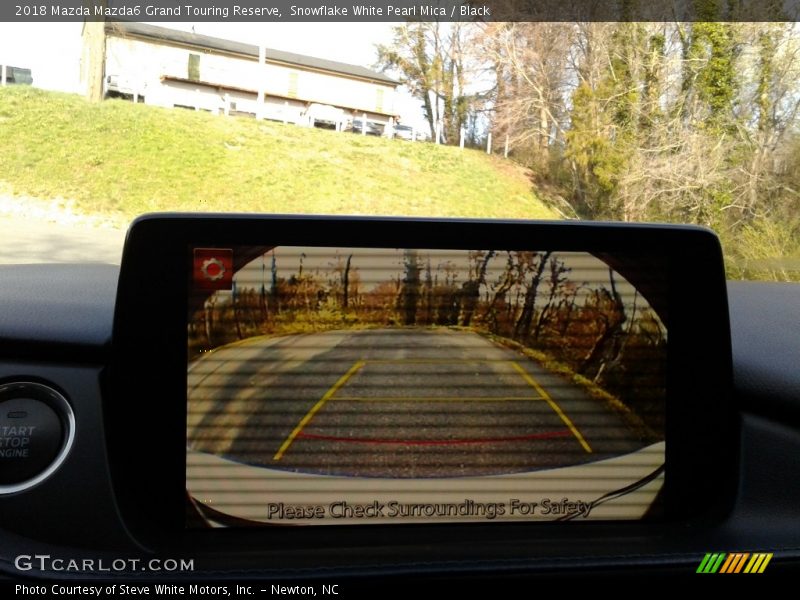 Snowflake White Pearl Mica / Black 2018 Mazda Mazda6 Grand Touring Reserve