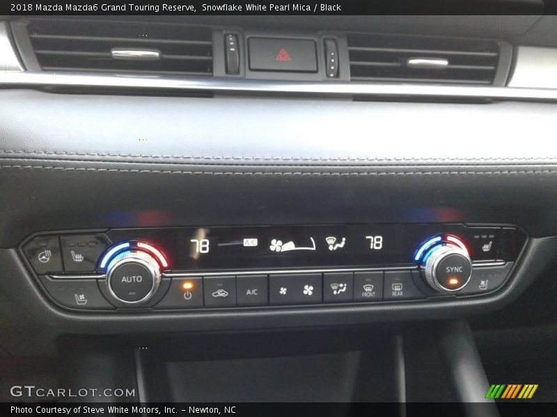 Snowflake White Pearl Mica / Black 2018 Mazda Mazda6 Grand Touring Reserve