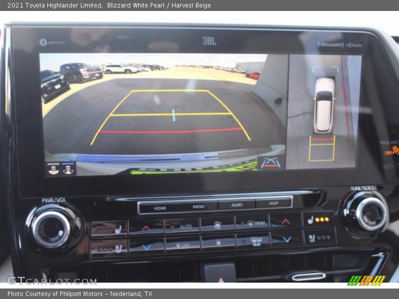 Blizzard White Pearl / Harvest Beige 2021 Toyota Highlander Limited