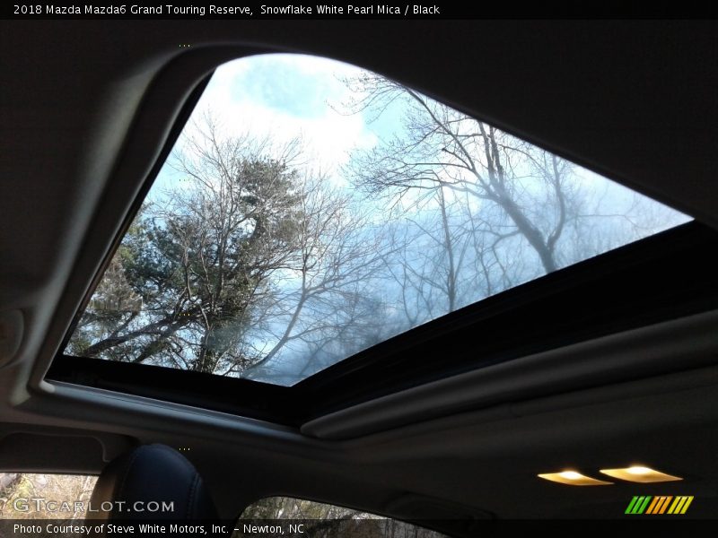 Snowflake White Pearl Mica / Black 2018 Mazda Mazda6 Grand Touring Reserve