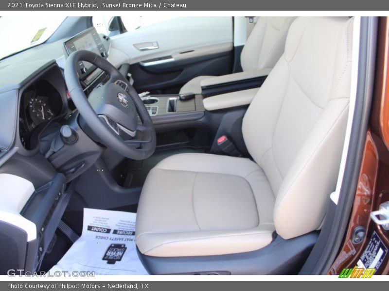 Sunset Bronze Mica / Chateau 2021 Toyota Sienna XLE Hybrid