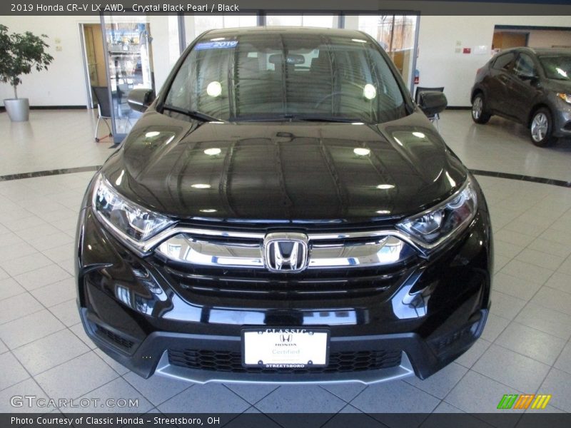 Crystal Black Pearl / Black 2019 Honda CR-V LX AWD