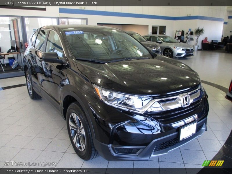 Crystal Black Pearl / Black 2019 Honda CR-V LX AWD