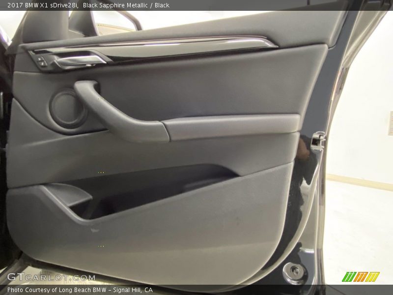 Black Sapphire Metallic / Black 2017 BMW X1 sDrive28i