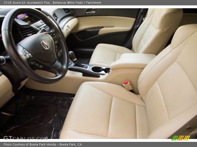 Bellanova White Pearl / Parchment 2018 Acura ILX Acurawatch Plus