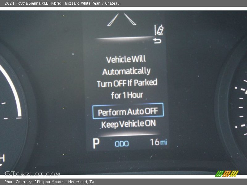 Blizzard White Pearl / Chateau 2021 Toyota Sienna XLE Hybrid