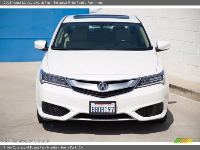Bellanova White Pearl / Parchment 2018 Acura ILX Acurawatch Plus