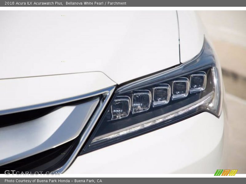 Bellanova White Pearl / Parchment 2018 Acura ILX Acurawatch Plus