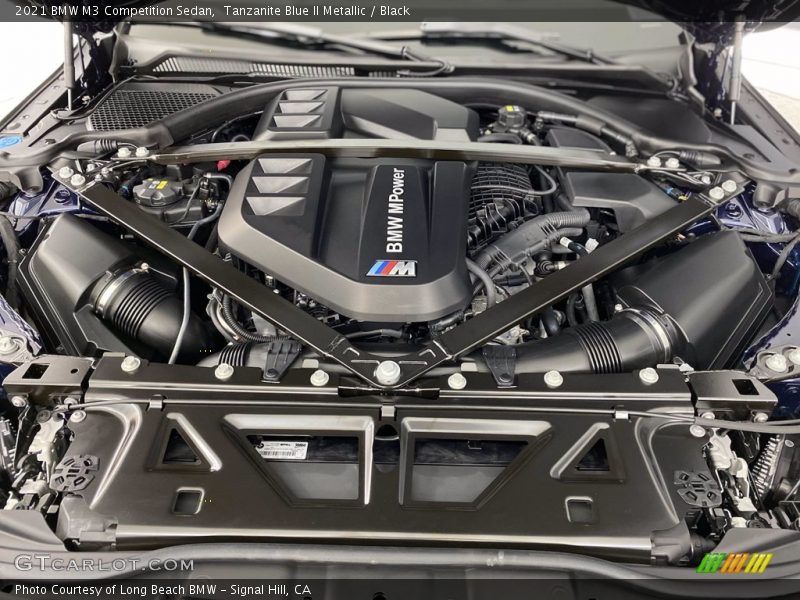  2021 M3 Competition Sedan Engine - 3.0 Liter M TwinPower Turbocharged DOHC 24-Valve Inline 6 Cylinder