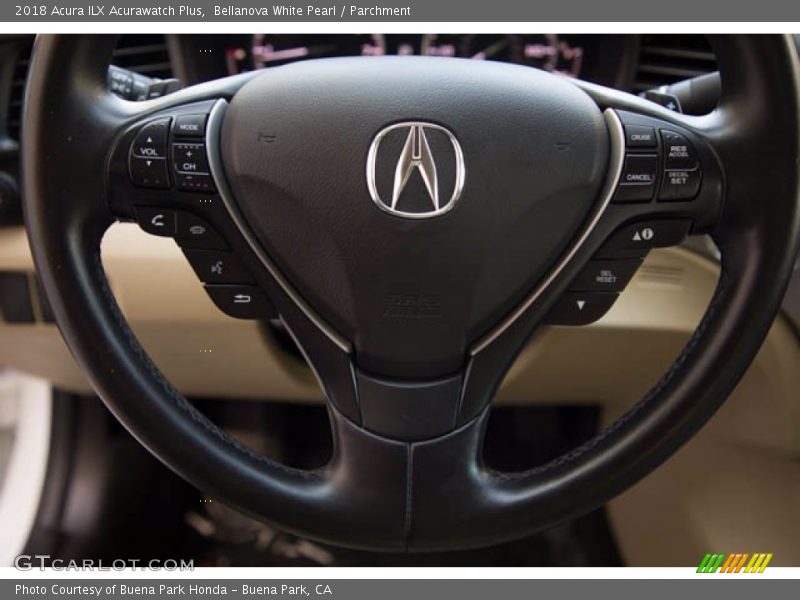 Bellanova White Pearl / Parchment 2018 Acura ILX Acurawatch Plus