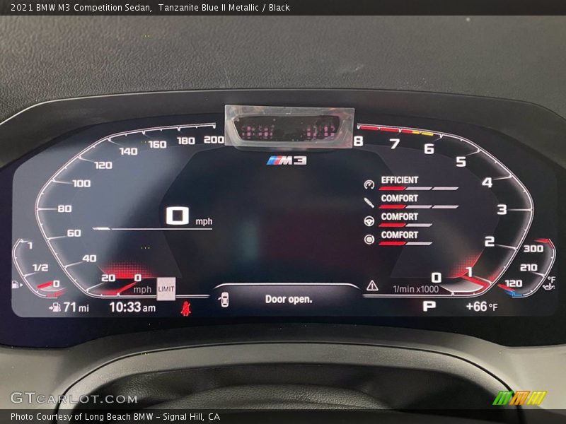  2021 M3 Competition Sedan Competition Sedan Gauges